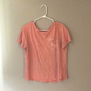 Old Navy, medium, coral t-shirt, U neck